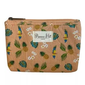 Primrose Hill Of London Small Cosmetic Bag Pineapple 5 × 7